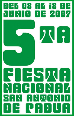 5ta. Fiesta Nacional de San Antonio de Padua