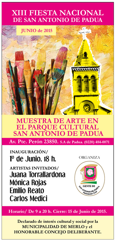 Muestra de artes plásticas - Fiesta Nacional de San Antonio de Padua