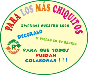 Logo Padua Recicla para pintar